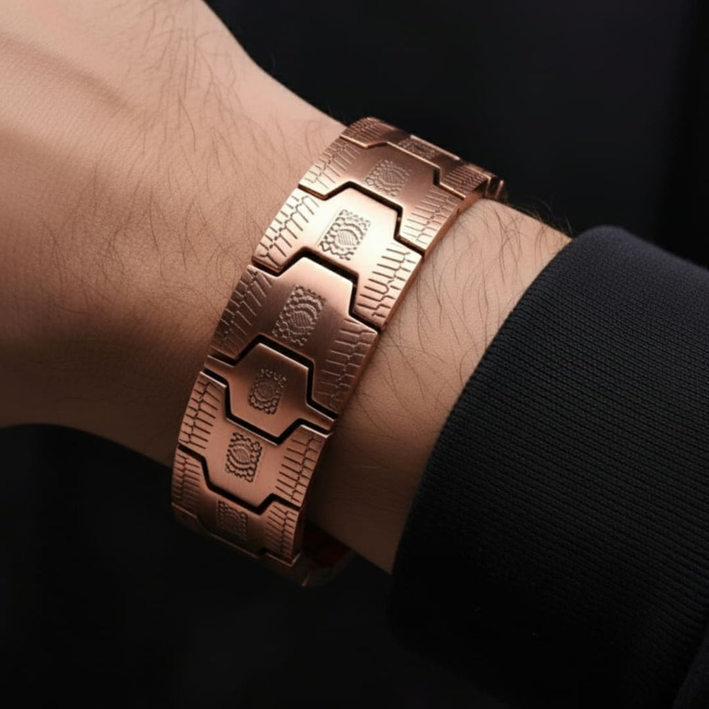 Bracelet magnétique en cuivre