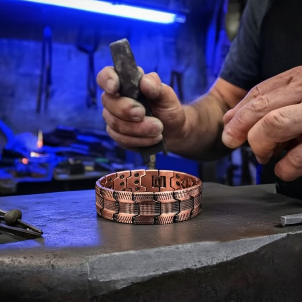 Bracelet magnétique en cuivre