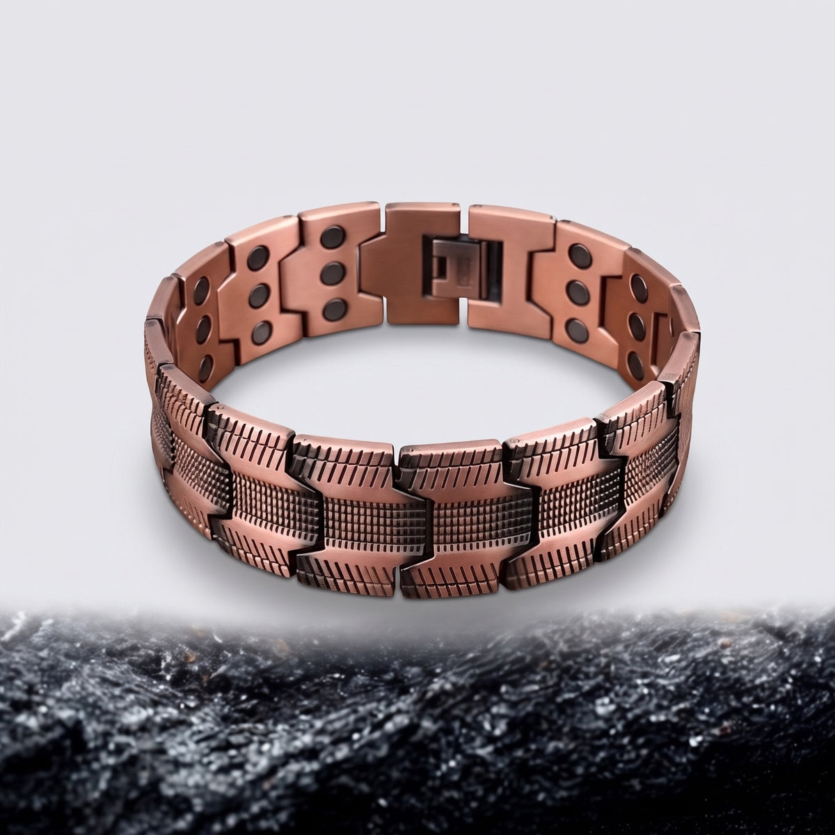 Bracelet Kaldor — Cuivre Massif & Aimants
