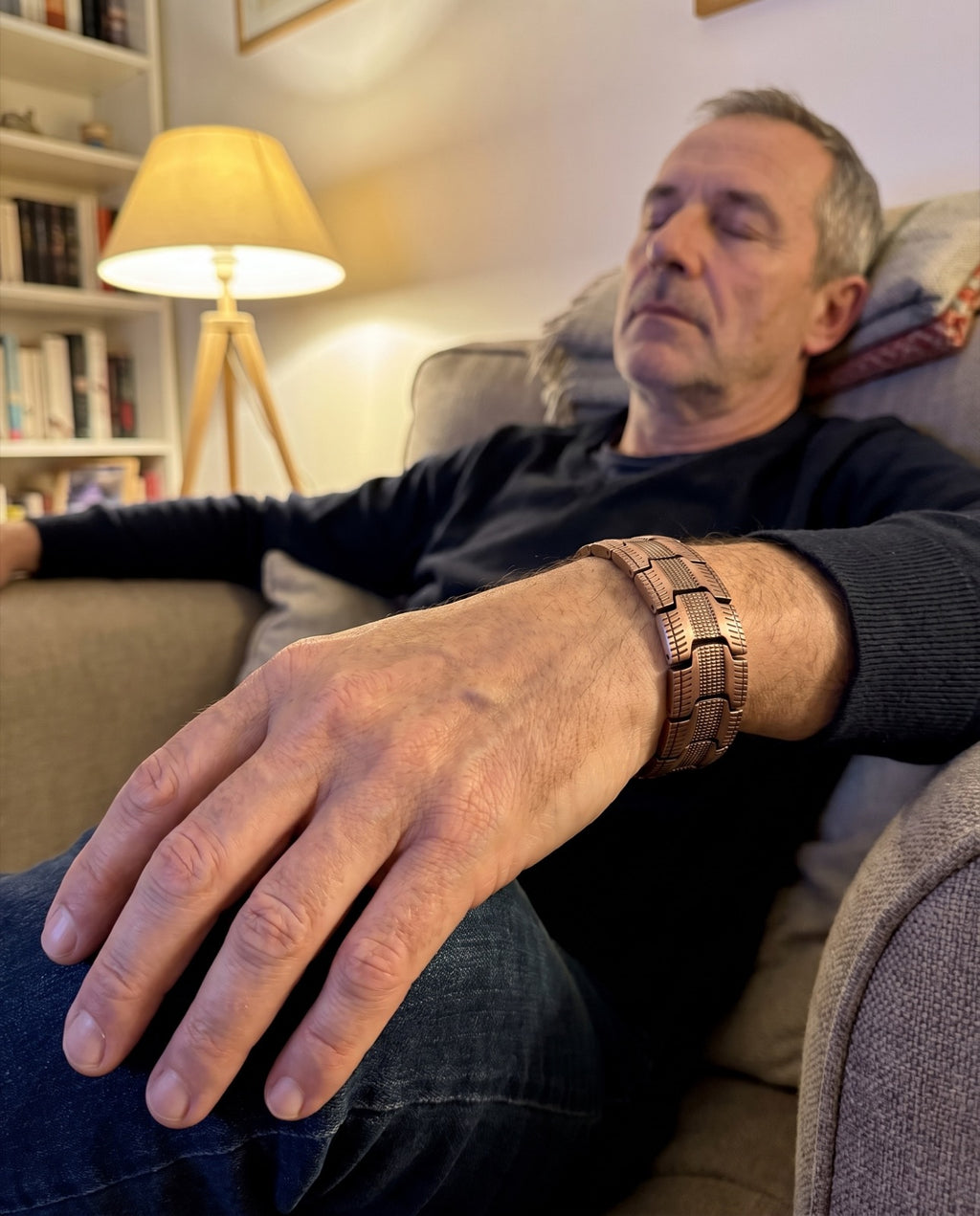 Bracelet Kaldor — Cuivre Massif & Aimants