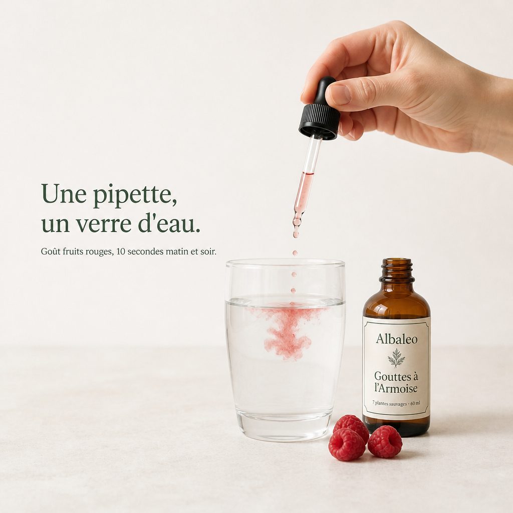 Gouttes Détox Antiparasitaire Albaleo à l'Armoise Sauvage