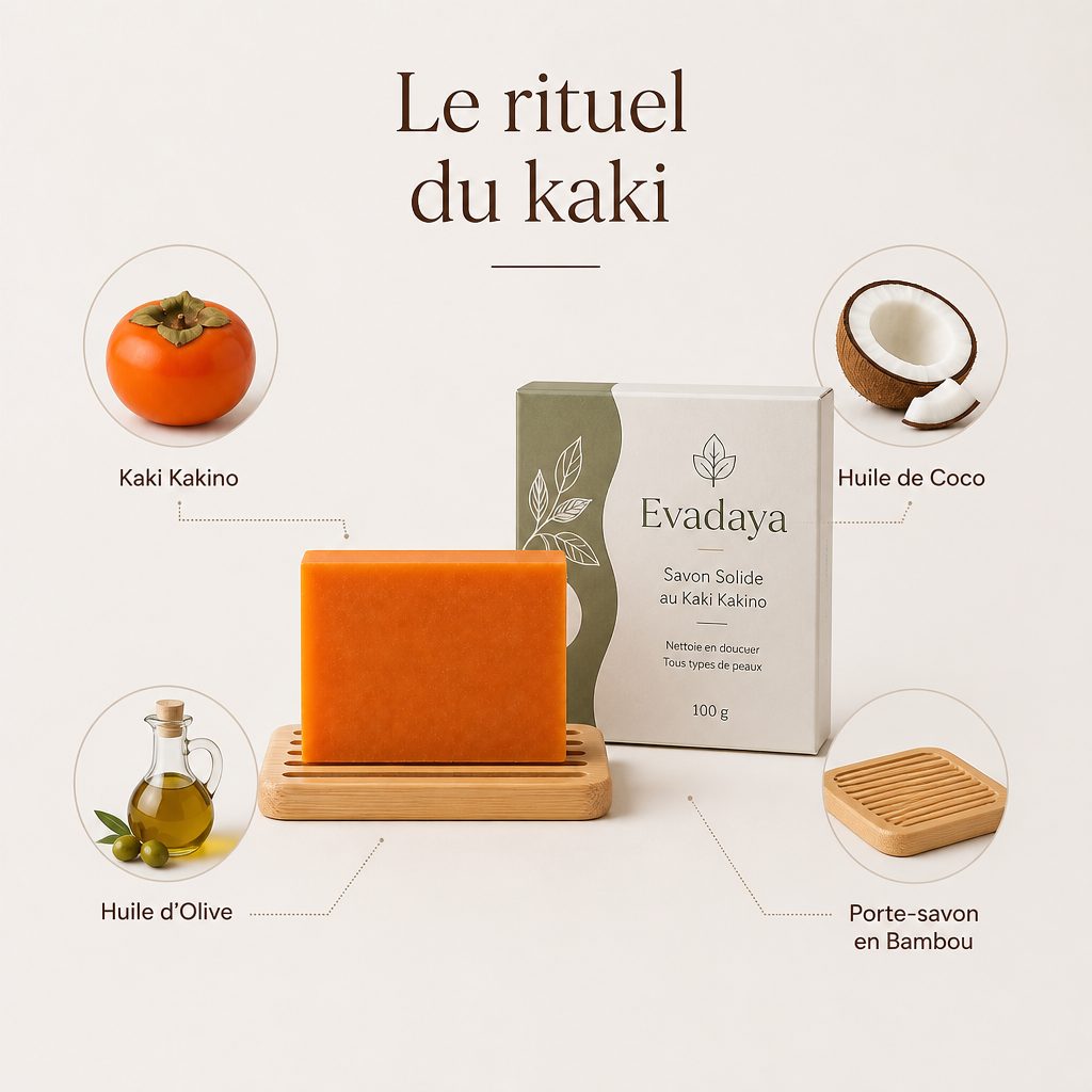 Savon Solide au Kaki Kakino