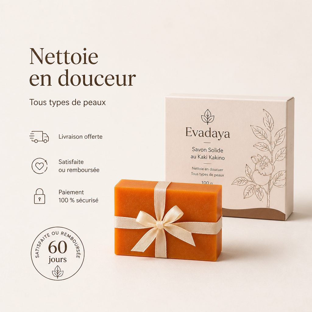 Savon Solide au Kaki Kakino