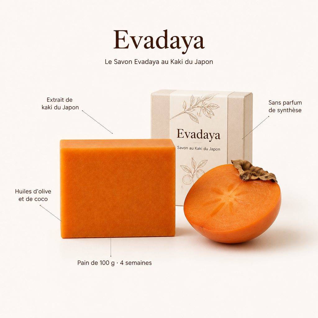 Le Savon Evadaya au Kaki du Japon