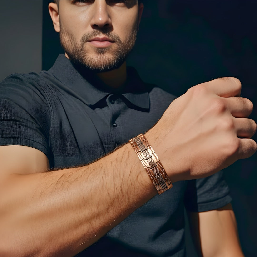 Bracelet magnétique en cuivre