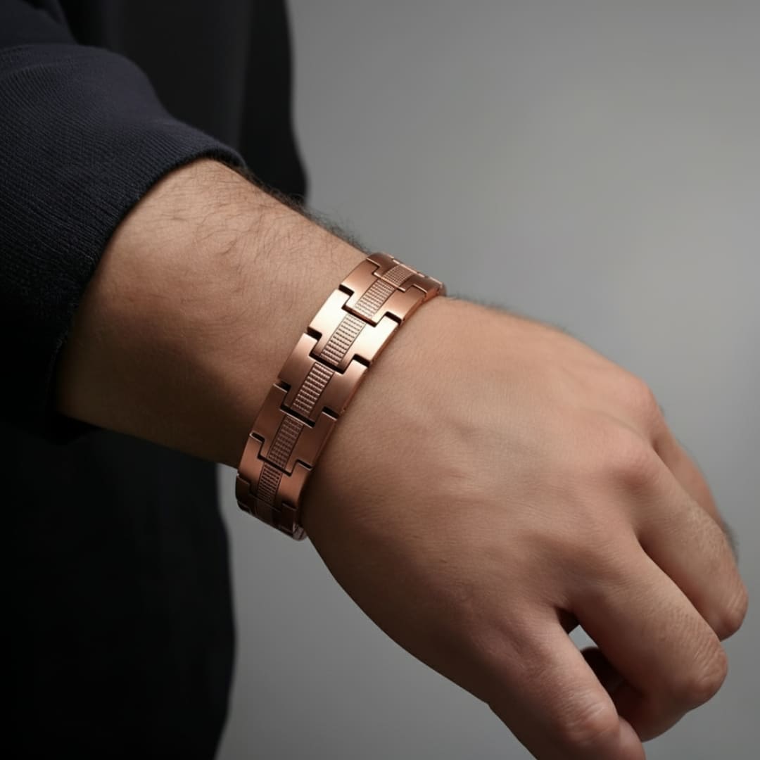 Bracelet magnétique en cuivre